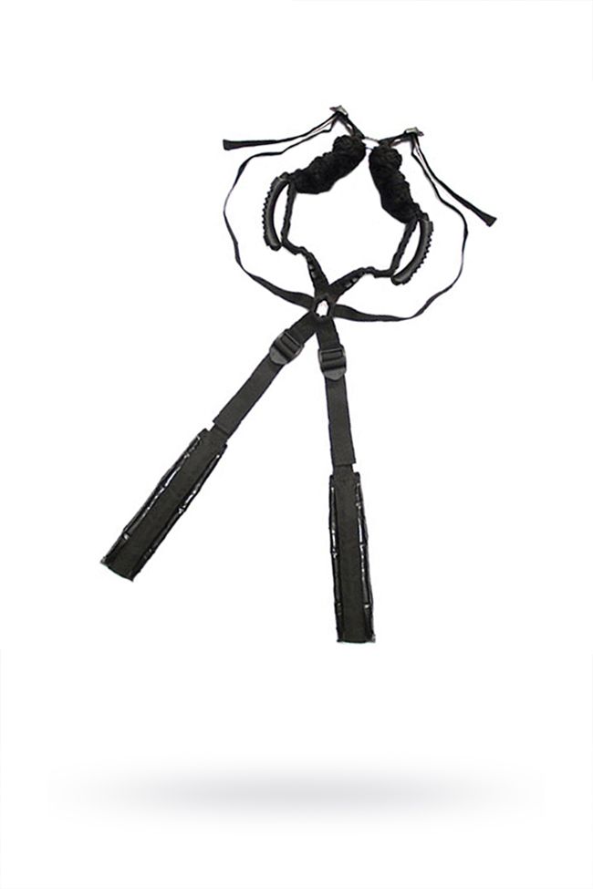 Чёрный бондажный комплект Romfun Sex Harness Bondage на сбруе - фото 162364