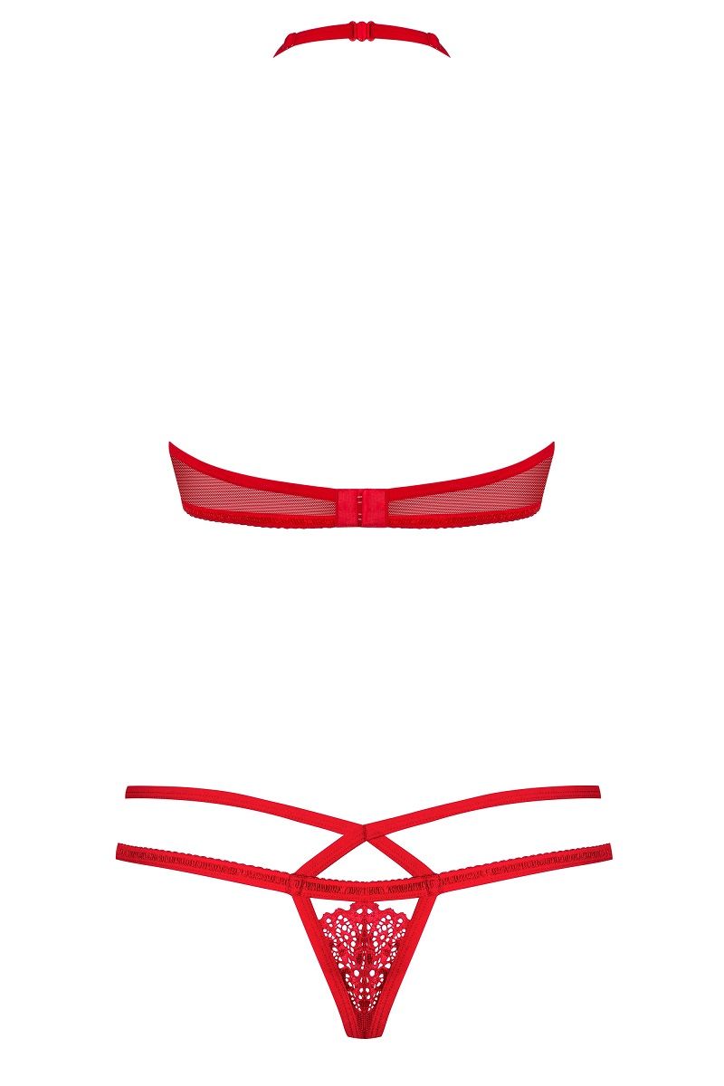 Сексуальный комплект из яркого ажура - фото 160807