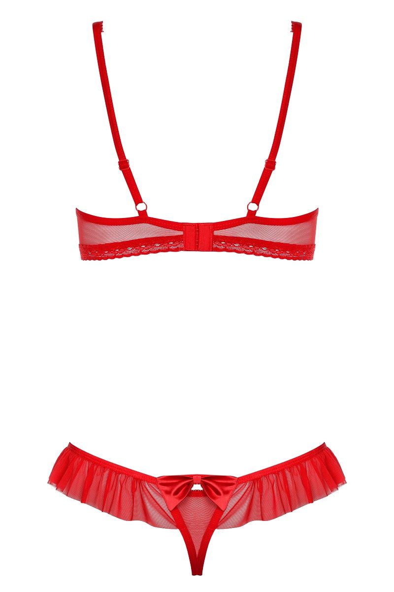 Полупрозрачный комплект с бантиками - фото 162328 Полупрозрачный комплект с бантиками - фото 162328