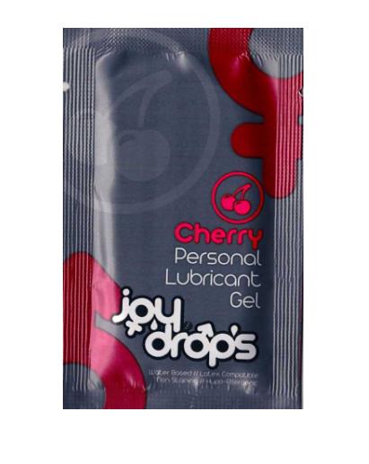 Пробник смазки на водной основе JoyDrops Cherry - 5 мл.