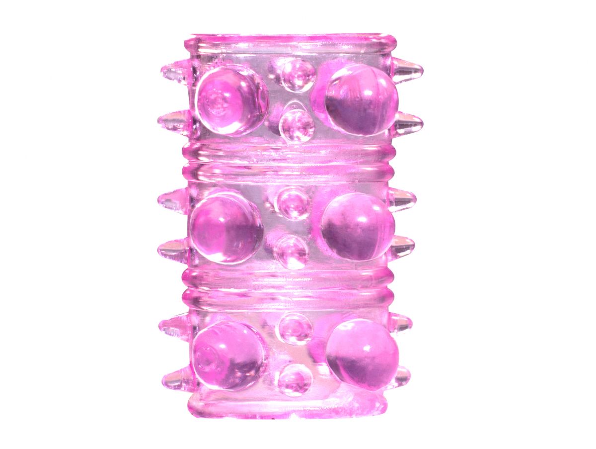 Розовая насадка на пенис Rings Armour Lola toys 0115-11Lola