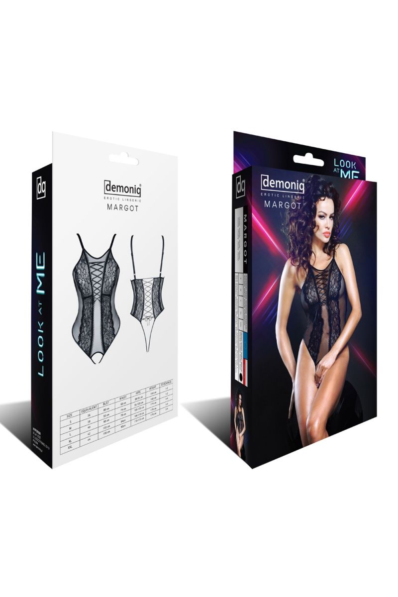 Боди с доступом и шнуровкой Margot - фото 168360