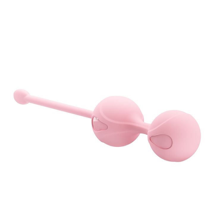 Нежно-розовые вагинальные шарики Kegel Tighten Up I - фото 169748