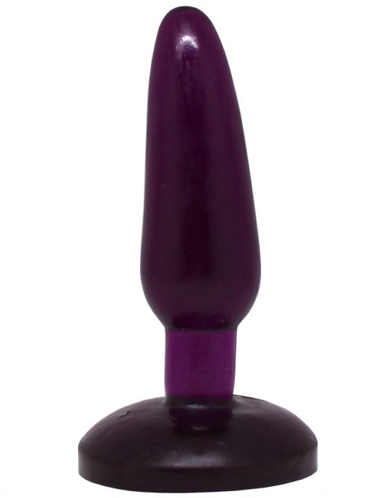 Фиолетовая анальная пробка HONEY DOLLS - 16 см. - фото 168538
