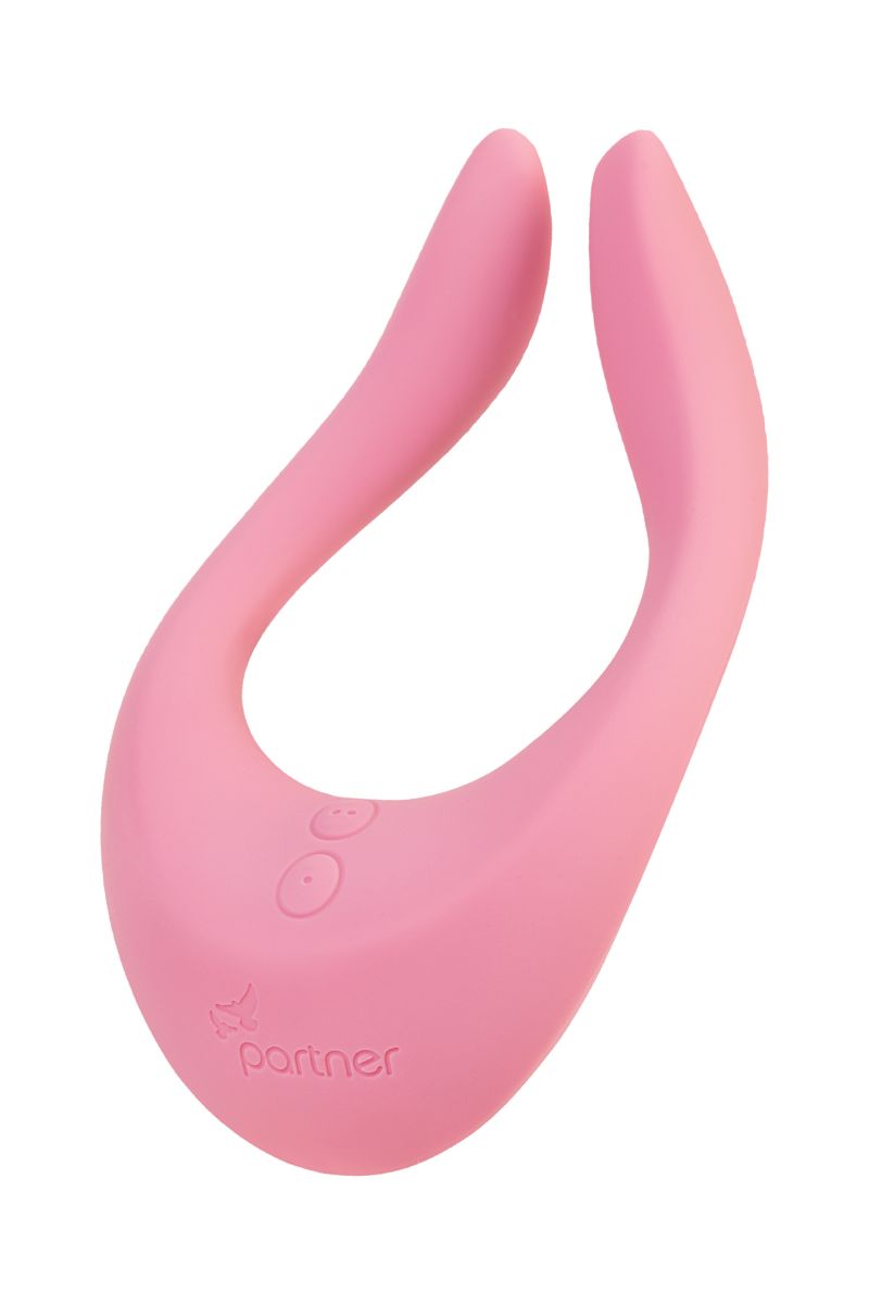 Розовый многофункциональный стимулятор для пар Satisfyer Partner Multifun 2 - фото 170548