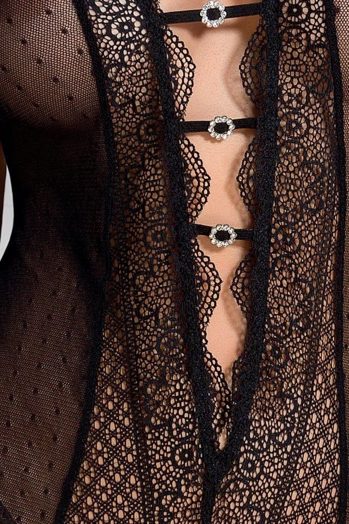 Очаровательное боди Clarisse с перемычками на вырезе - фото 172674