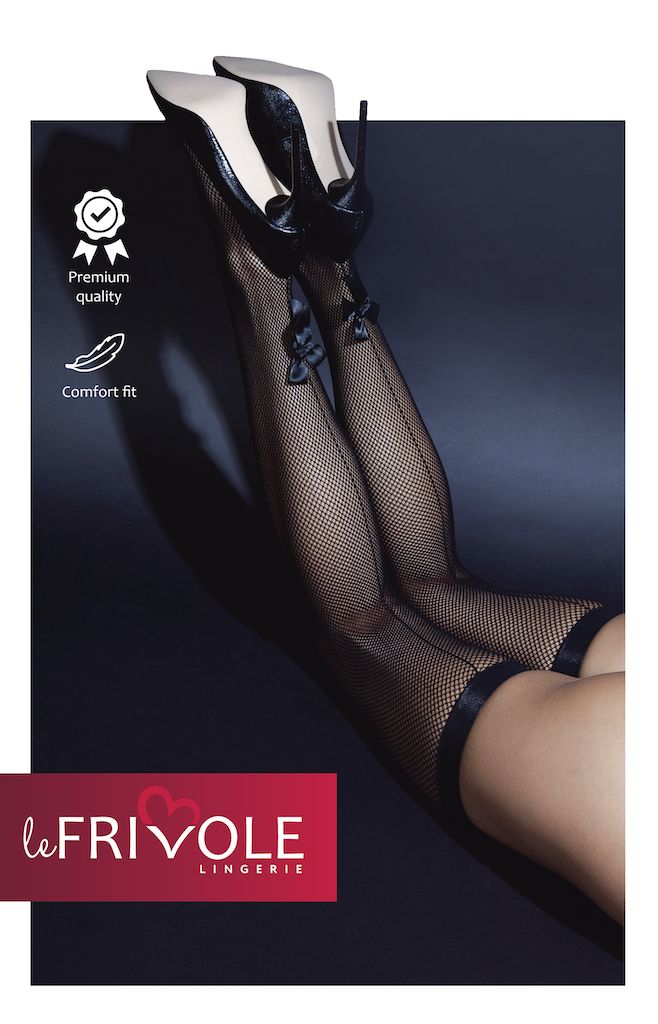 Чулки со стрелками и бантиком сзади - фото 172961