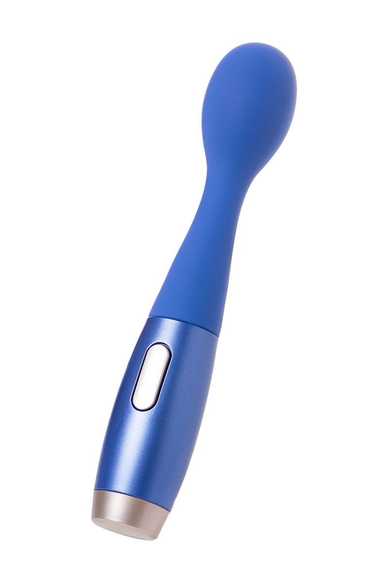 Синий вибратор Le Stelle PERKS SERIES EXC с 2 сменными насадками - фото 173347