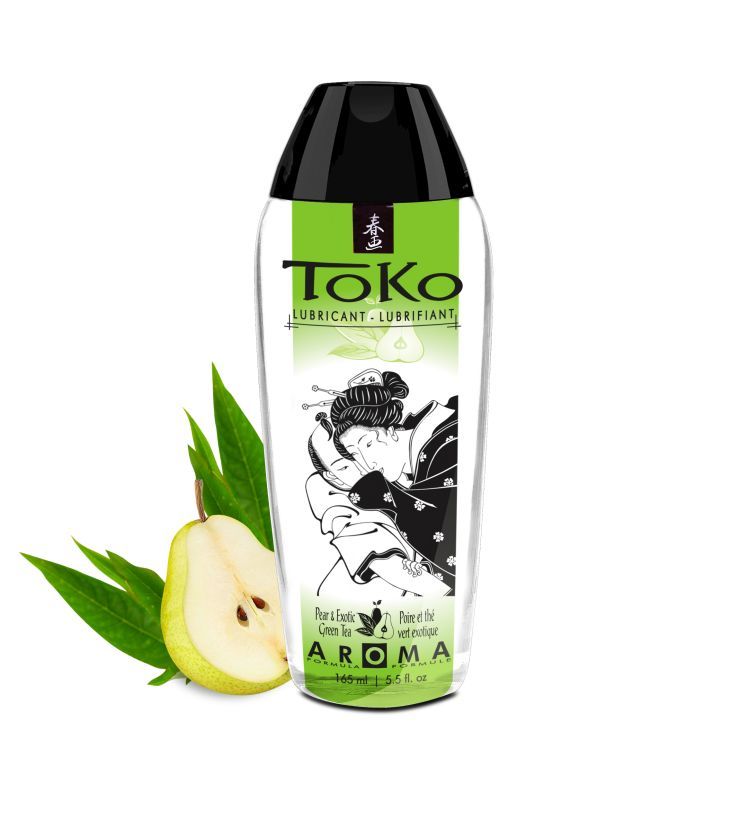 Интимный гель TOKO Pear   Exotic Green Tea с ароматом груши и зеленого чая - 165 мл. - фото 173637