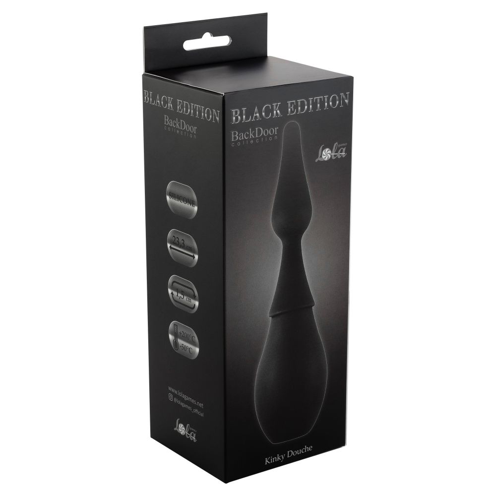 Чёрный анальный душ Kinky Douche - фото 173868 Чёрный анальный душ Kinky Douche - фото 173868