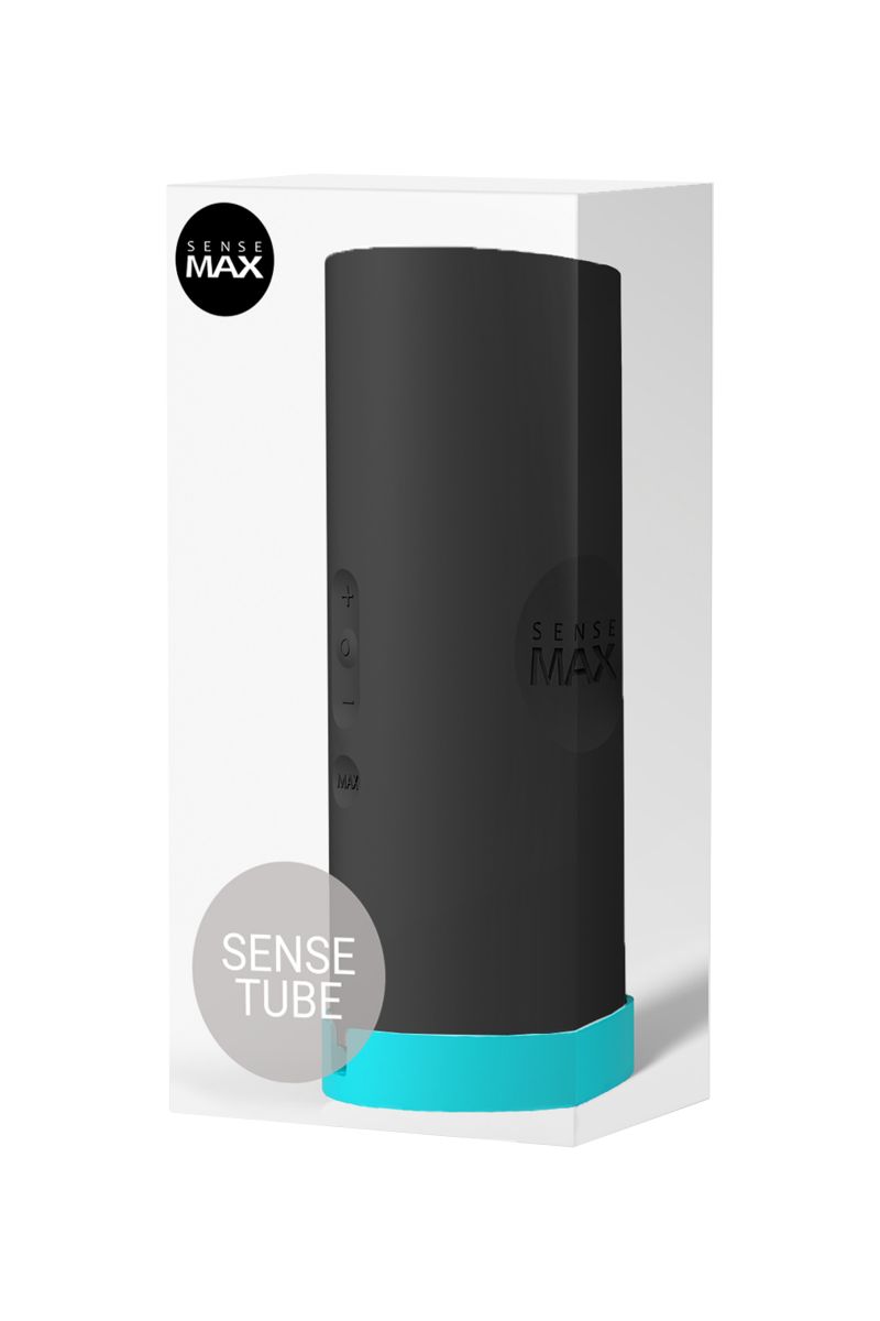 Чёрный мастурбатор Sense Max - фото 174001