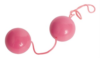 Розовые вагинальные шарики BI-BALLS Toyfa Basic 885006-3