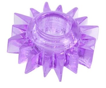 Фиолетовое эрекционное кольцо Toyfa Basic 818004-4