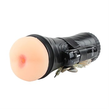 Мастурбатор-анус в колбе с 7 уровнями вибрации и выносным пультом Pink Butt