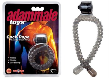 Эрекционное лассо с вибрацией Adam Male Toys Cock Rope