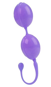 Фиолетовые вагинальные шарики LAmour Premium Weighted Pleasure System California Exotic Novelties SE-4649-14-3