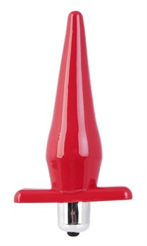 Красная водонепроницаемая вибровтулка Black Red - 12,7 см.