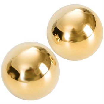 Подарочные вагинальные шарики под золото Ben Wa Balls