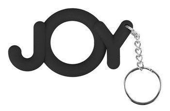 Черное эрекционное кольцо Joy Cocking