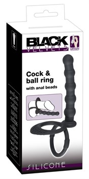 Насадка на пенис для двойного проникновения Cock   ball ring