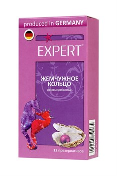 Презервативы с ребрами Expert  Жемчужное кольцо  - 12 шт.