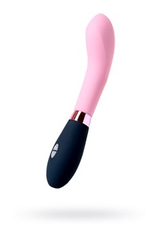 Розовый массажер-вибратор для точки G - Eromantica Monica - 21 см.
