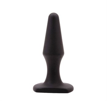 Чёрная анальная втулка Sex Expert - 10,5 см.