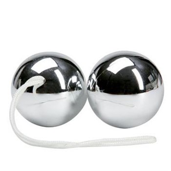Серебристые вагинальные шарики Balls Bior toys EE-10097 S
