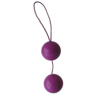 Фиолетовые вагинальные шарики Balls Bior toys EE-10097 V