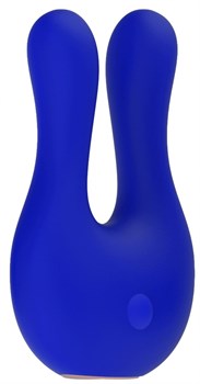 Синий клиторальный стимулятор Exceptional - 10,4 см.