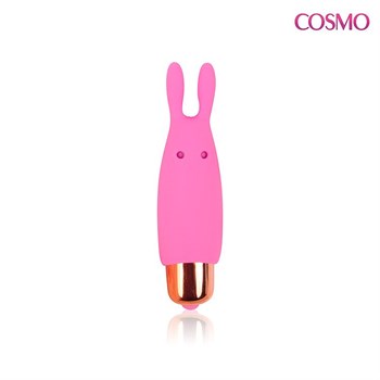 Маленький розовый силиконовый вибромассажер - 7,3 см. Bior toys CSM-23069