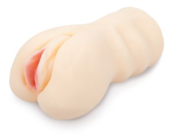 Телесный мастурбатор-вагина с пышным клитором