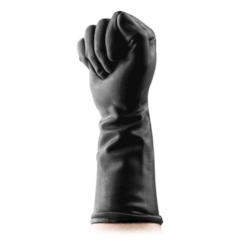 Черные латексные перчатки для фистинга Fisting Gloves EDC BUTTR010