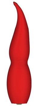 Красный клиторальный стимулятор FULLA - 13 см.