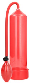 Красная ручная вакуумная помпа для мужчин Classic Penis Pump Shots Media BV PMP001RED