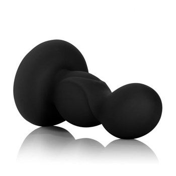 Черный анальный стимулятор Silicone Back End Play - 10,75 см.