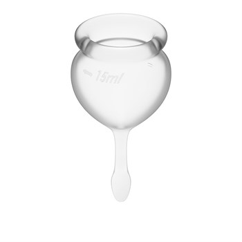Набор прозрачных менструальных чаш Feel good Menstrual Cup