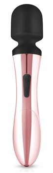 {{photo.Alt || photo.Description || 'Черно-розовый вибромассажер Nouveau Curve Massager - 21 см.'}}