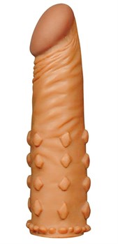 {{photo.Alt || photo.Description || 'Коричневая насадка-удлинитель Add 2  Pleasure X Tender Penis Sleeve - 18 см.'}}