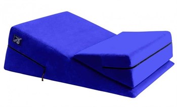 {{photo.Alt || photo.Description || 'Синяя подушка для секса из двух частей Liberator Wedge/Ramp Combo'}}