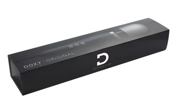 Черный жезловый вибратор Doxy Original - 34 см.