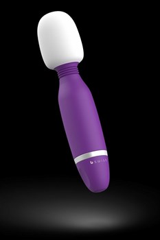 Фиолетовый жезловый вибростимулятор Bthrilled Classic - 20 см.