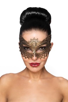 Золотистая карнавальная маска  Фейт  Джага-Джага 963-24 BX DD