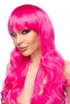 Ярко-розовый парик  Акэйн 
