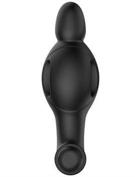 Черная анальная вибропробка Mr.Play - 11,8 см.