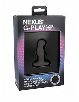 Черный анальный вибростимулятор Nexus G-Play+ S