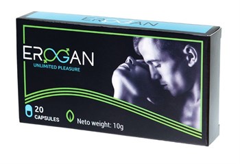 Возбуждающие капсулы для мужчин Erogan - 20 капсул (300 мг.)