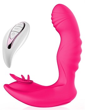 {{photo.Alt || photo.Description || 'Ярко-розовый вибратор Mermaid с пультом ДУ'}}