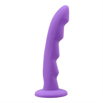 Фиолетовая насадка для страпона Crush On Cavelier - 17 см.