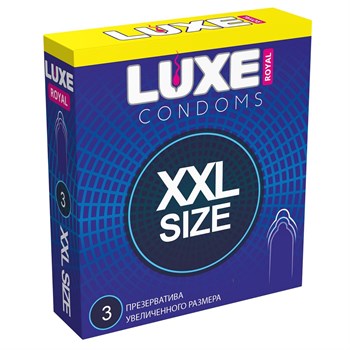 Презервативы увеличенного размера LUXE Royal XXL Size - 3 шт. Luxe LUXE Royal XXL Size №3